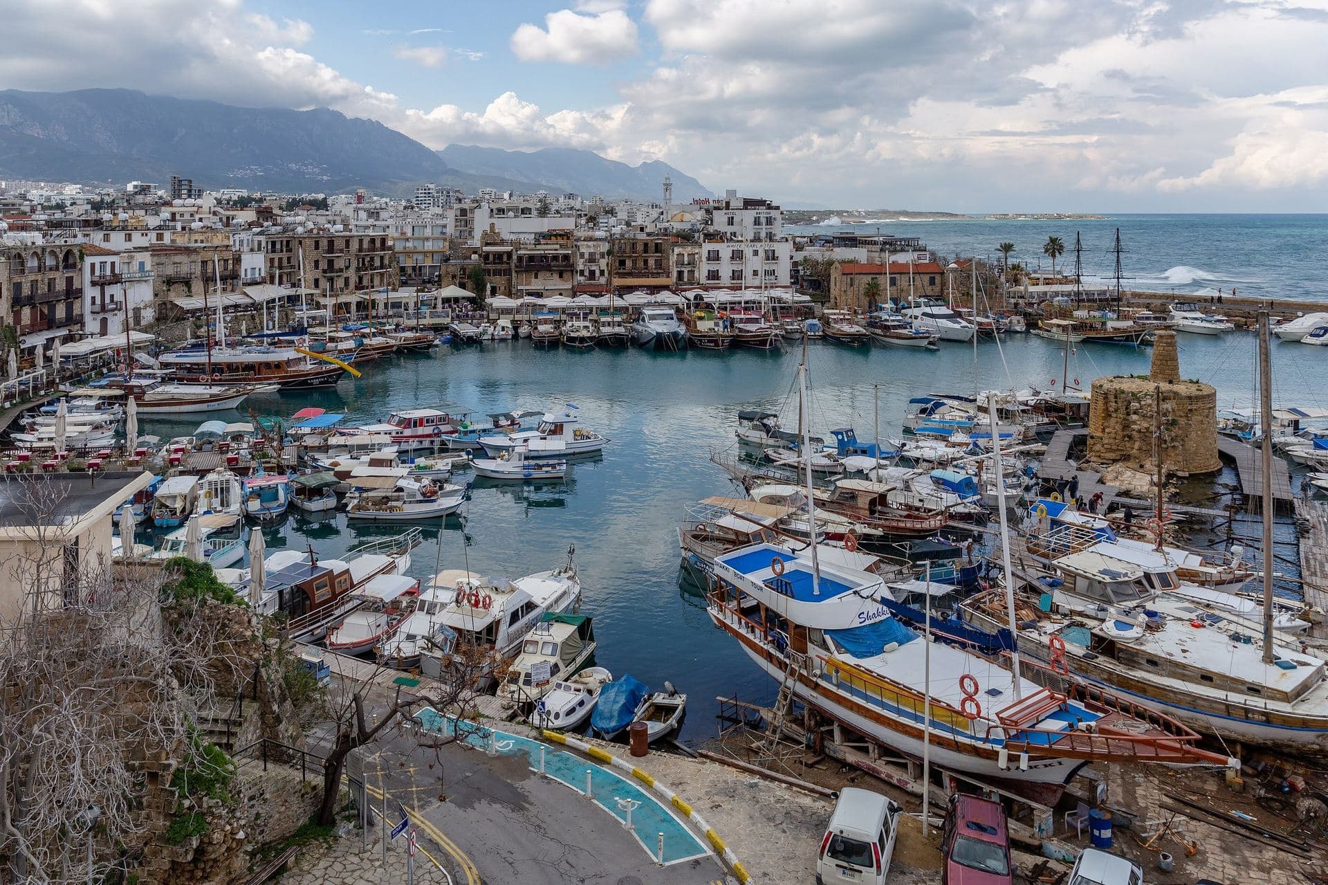 Kyrenia harbour, steps from Avenue